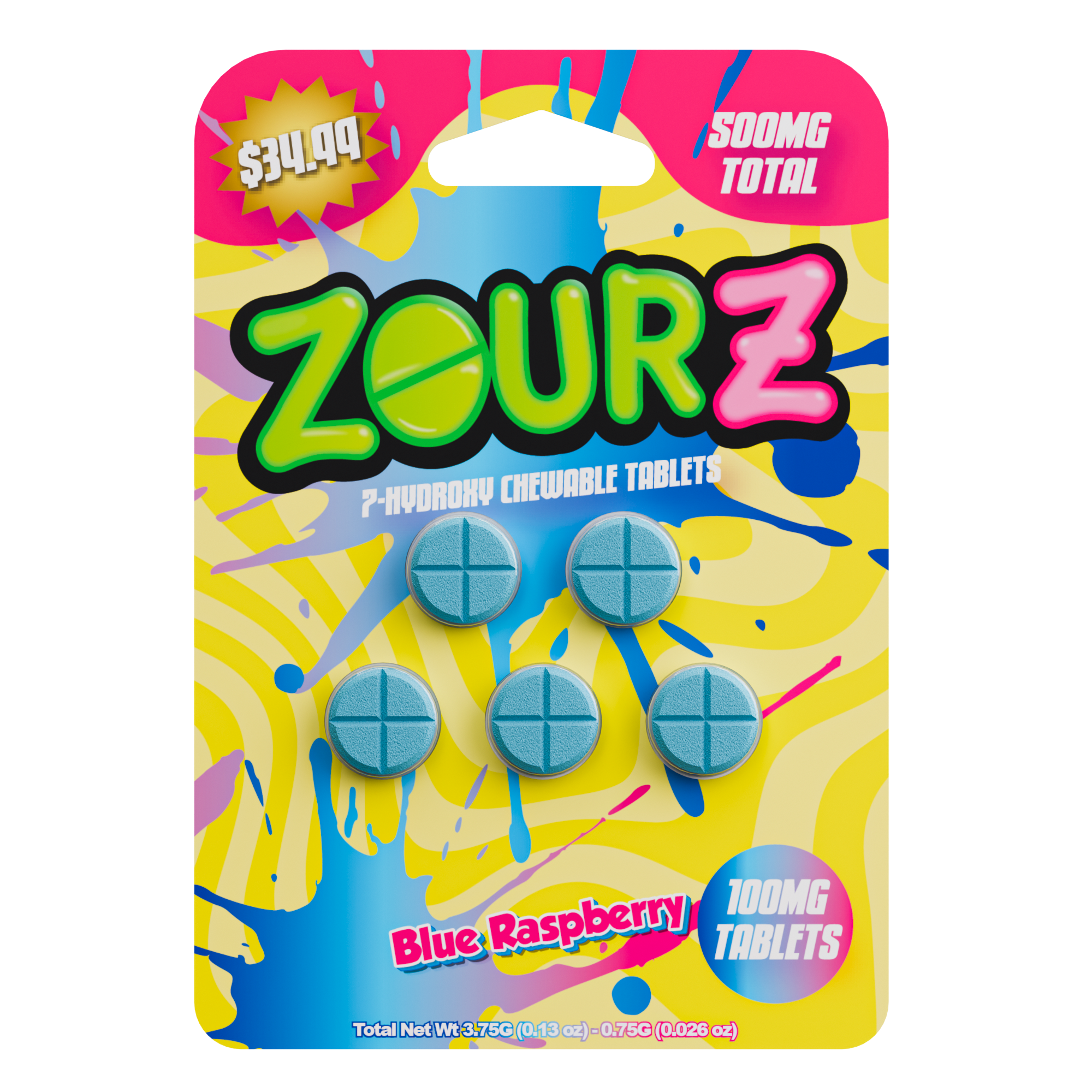 ZOURZ HYDROXY BLUE RASPBERRY