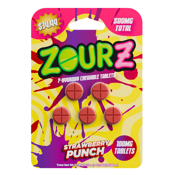 ZOURZ HYDROXY STRAWBERRY PUNCH